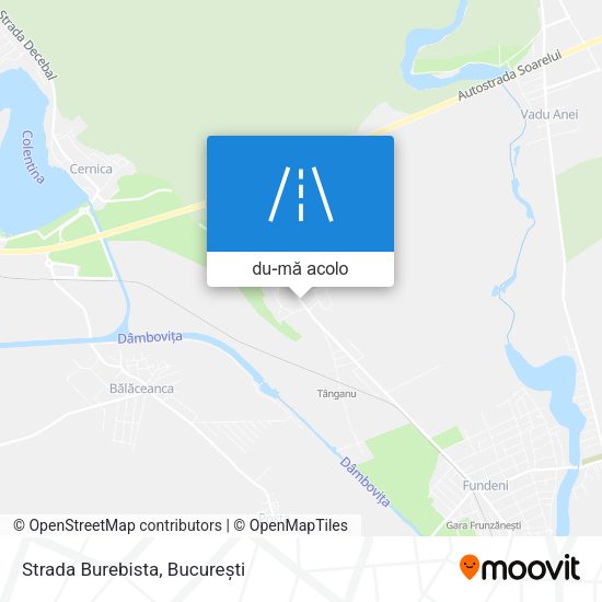 Hartă Strada Burebista