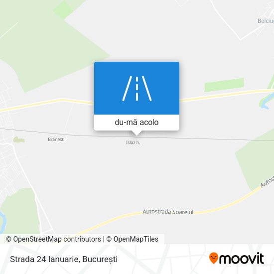 Hartă Strada 24 Ianuarie