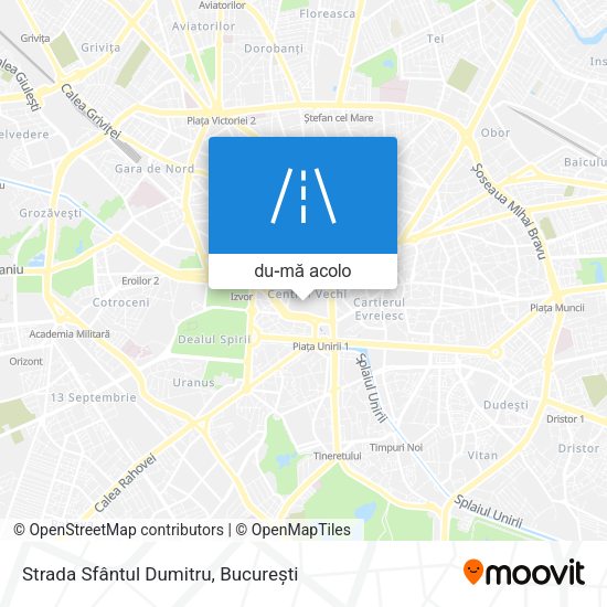 Hartă Strada Sfântul Dumitru