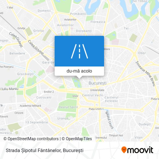 Hartă Strada Șipotul Fântânelor