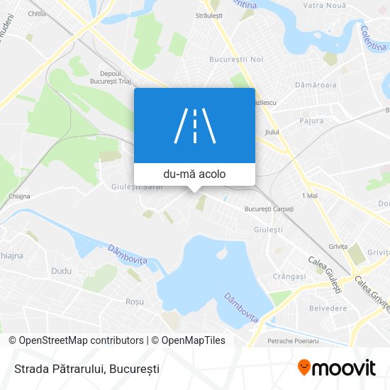 Hartă Strada Pătrarului