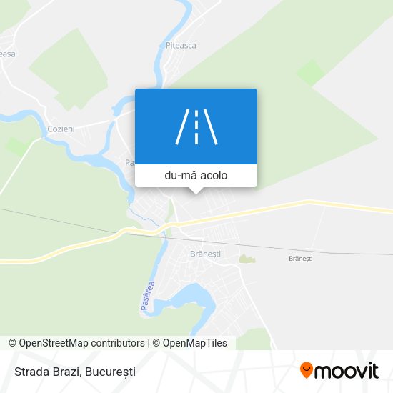 Hartă Strada Brazi