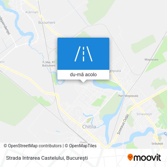 Hartă Strada Intrarea Castelului