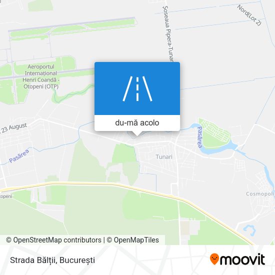 Hartă Strada Bălții