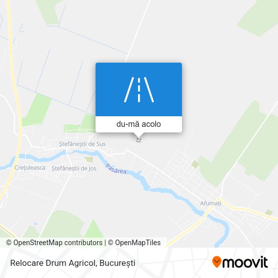 Hartă Relocare Drum Agricol