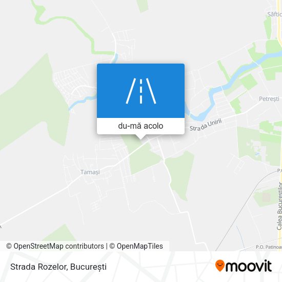 Hartă Strada Rozelor