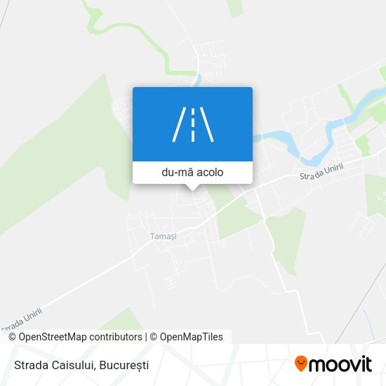 Hartă Strada Caisului