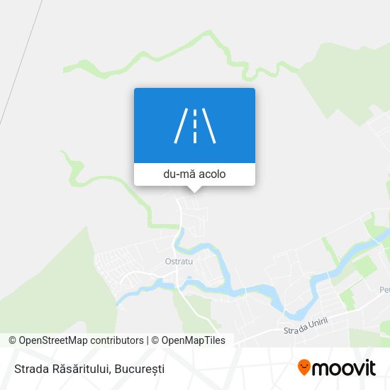 Hartă Strada Răsăritului