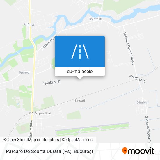 Hartă Parcare De Scurta Durata (Ps)