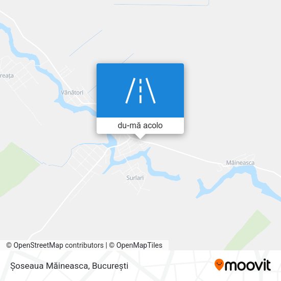 Hartă Șoseaua Măineasca