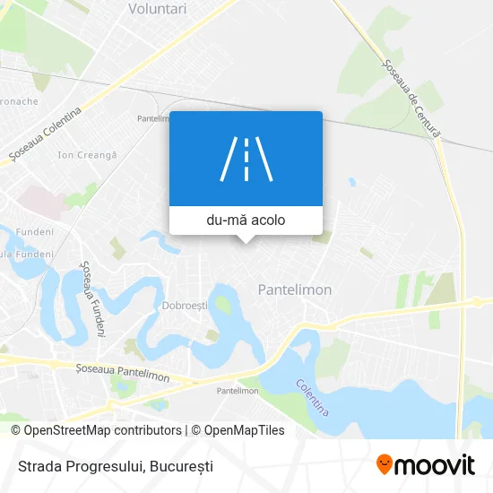 Hartă Strada Progresului