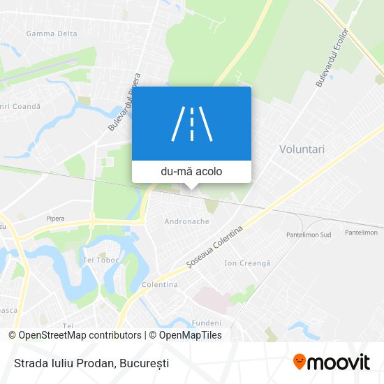 Hartă Strada Iuliu Prodan