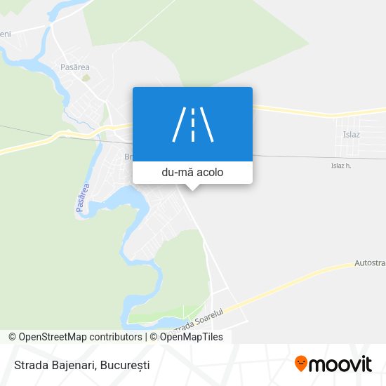 Hartă Strada Bajenari