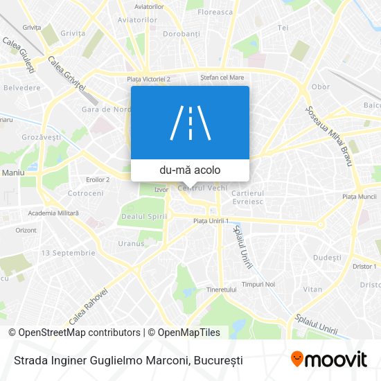 Hartă Strada Inginer Guglielmo Marconi