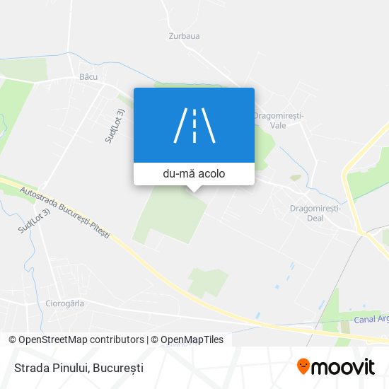 Hartă Strada Pinului