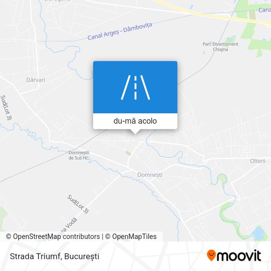Hartă Strada Triumf