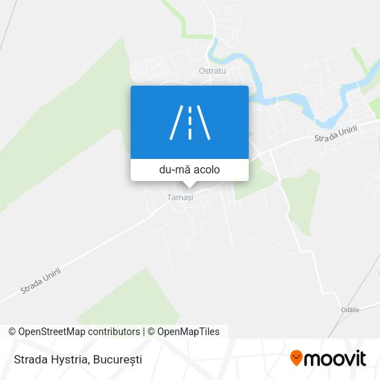 Hartă Strada Hystria