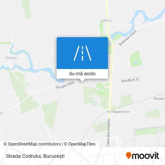 Hartă Strada Codrului