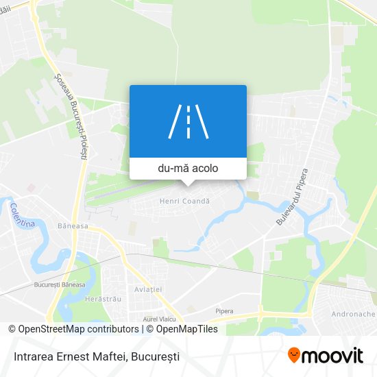 Hartă Intrarea Ernest Maftei