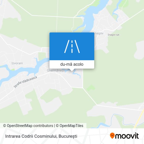Hartă Intrarea Codrii Cosminului