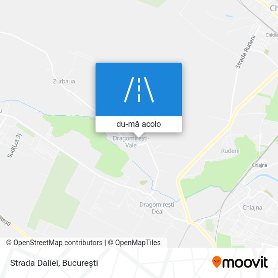Hartă Strada Daliei