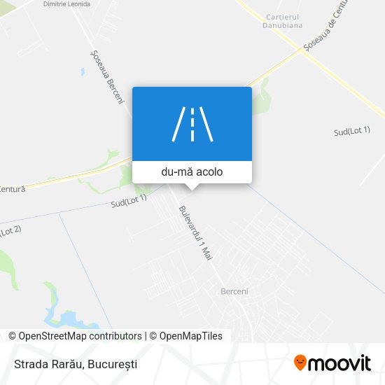 Hartă Strada Rarău