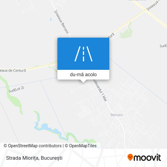 Hartă Strada Miorița