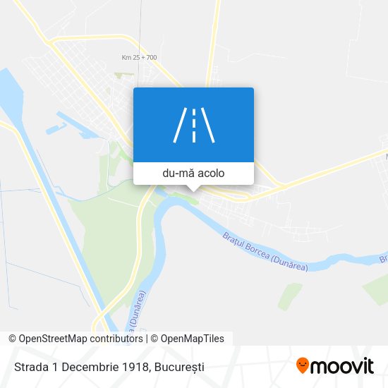 Hartă Strada 1 Decembrie 1918
