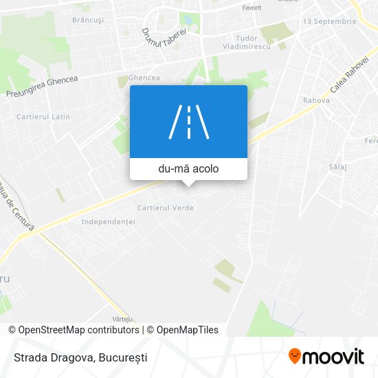 Hartă Strada Dragova
