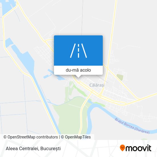 Hartă Aleea Centralei