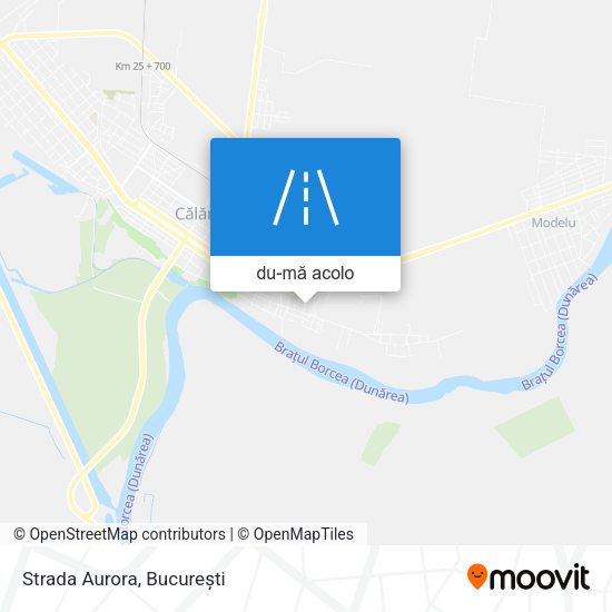 Hartă Strada Aurora