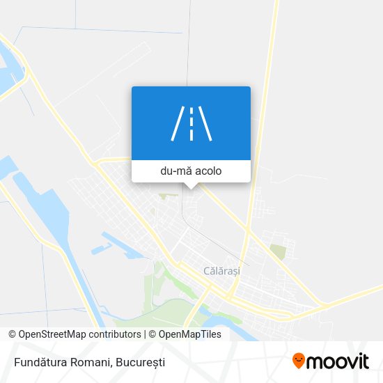 Hartă Fundătura Romani