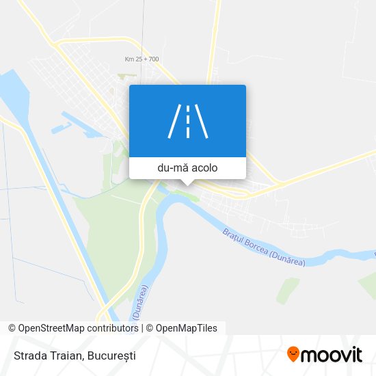 Hartă Strada Traian