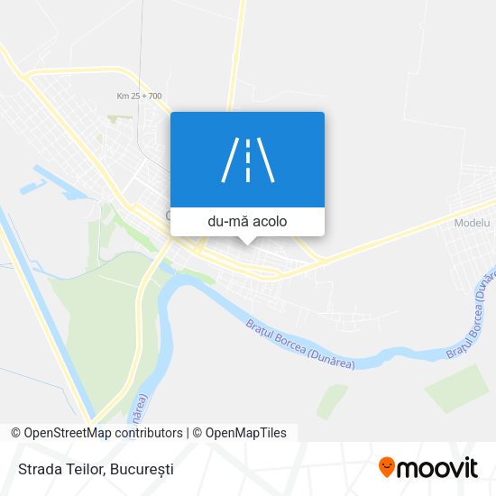 Hartă Strada Teilor