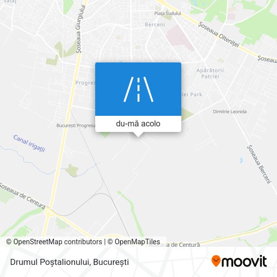 Hartă Drumul Poștalionului