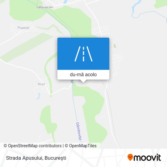 Hartă Strada Apusului