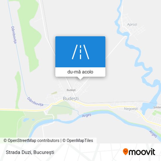 Hartă Strada Duzi
