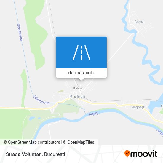 Hartă Strada Voluntari