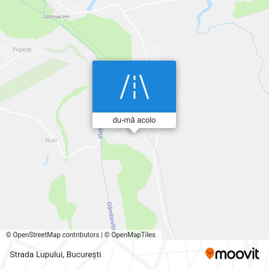 Hartă Strada Lupului