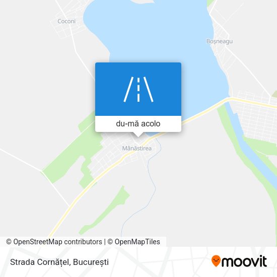 Hartă Strada Cornățel