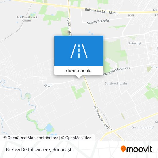 Hartă Bretea De Intoarcere