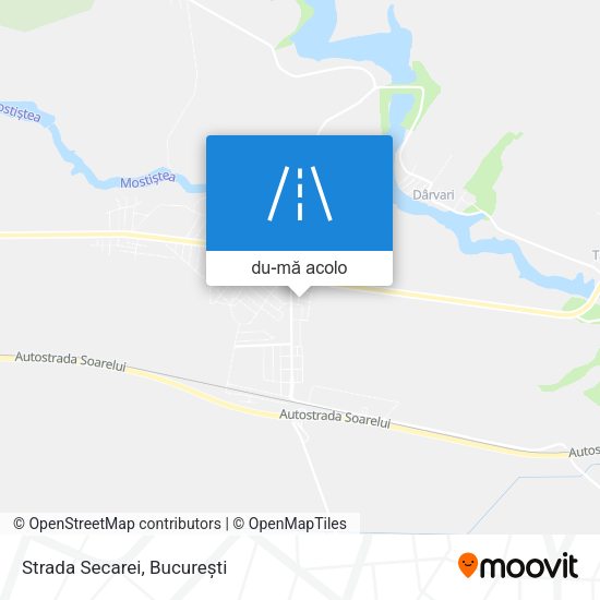Hartă Strada Secarei
