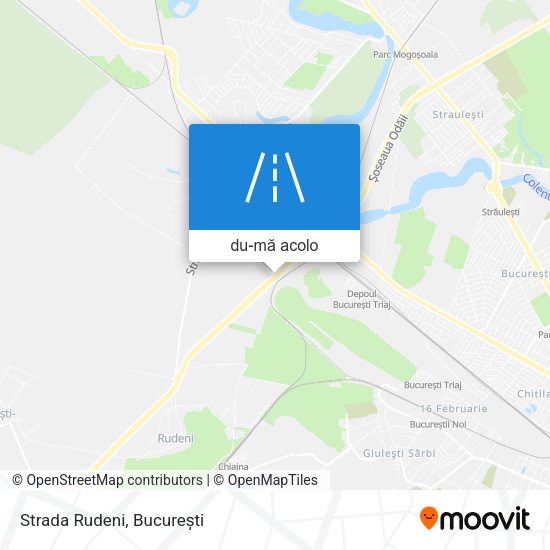 Hartă Strada Rudeni