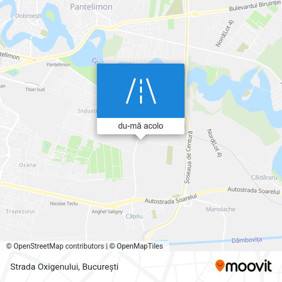 Hartă Strada Oxigenului