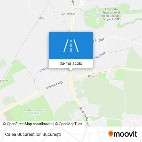 Hartă Calea Bucureștilor