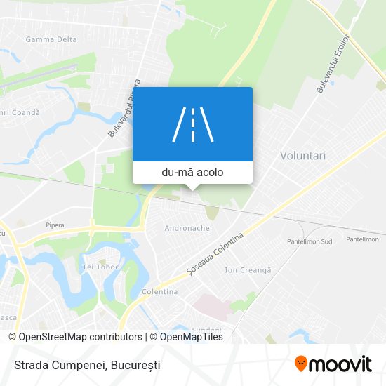 Hartă Strada Cumpenei