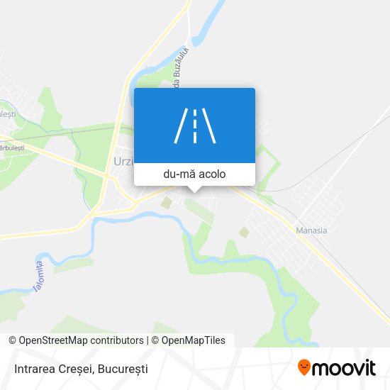 Hartă Intrarea Creșei