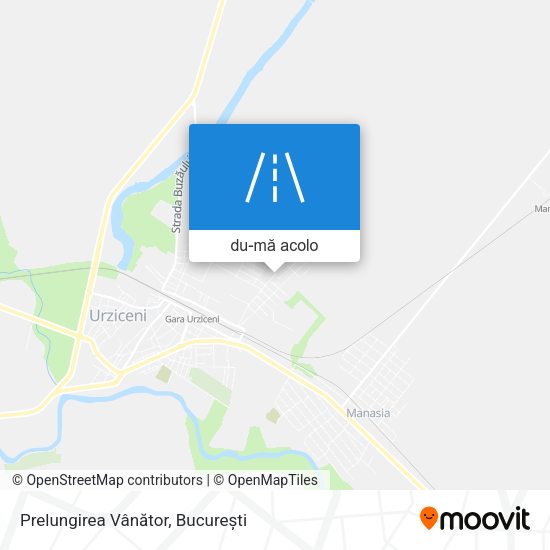 Hartă Prelungirea Vânător