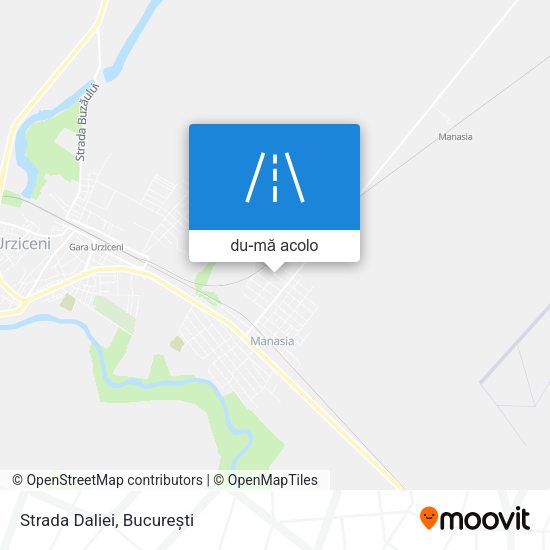 Hartă Strada Daliei