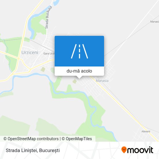 Hartă Strada Liniștei